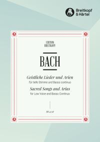 Book Cover for Sacred Songs and Arias by Johann Sebastian Bach