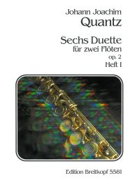 Book Cover for 6 Duets Op. 2 by Johann Joachim Quantz