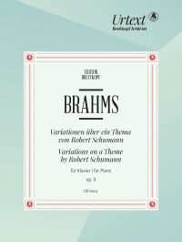 Book Cover for Variations on a Theme by Robert Schumann Op. 9 by Johannes Brahms