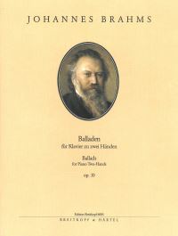 Book Cover for Ballads Op. 10 by Johannes Brahms