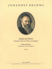 Book Cover for Variations on a Theme by Paganini Op. 35 by Johannes Brahms