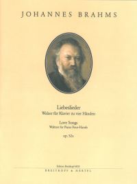 Book Cover for Love Songs Op. 52A by Johannes Brahms