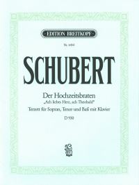 Book Cover for Der Hochzeitsbraten D 930 by Franz Schubert