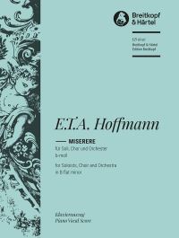 Book Cover for Miserere in Bb Minor by E T A Hoffmann