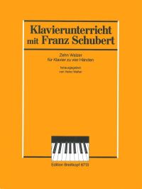 Book Cover for 10 Waltzes by Franz Schubert