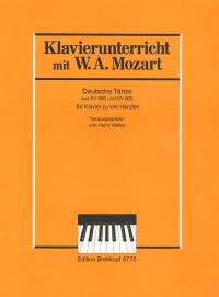 Book Cover for German Dances from K. 600 and K. 605 by Wolfgang Amadeus Mozart