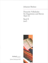 Book Cover for German Folk Songs WoO 33 by Johannes Brahms