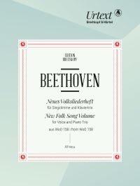 Book Cover for New Folk Song Volume by Ludwig van Beethoven