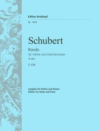 Book Cover for Rondo in A Major D 438 by Franz Schubert