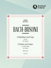 Book Cover for Prelude and Fugue in E Flat Major BWV 552 by Johann Sebastian Bach