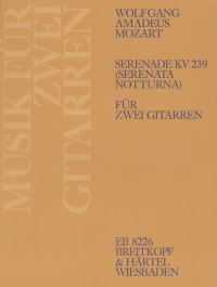 Book Cover for Serenade in D Major K. 239 by Wolfgang Amadeus Mozart