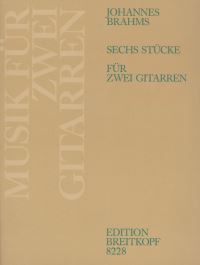 Book Cover for 6 Pieces from Op. 76, 116, 118 by Johannes Brahms