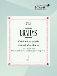 Book Cover for Complete Piano Works by Johannes Brahms