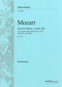 Book Cover for Sancta Maria, Mater Dei K. 273 by Wolfgang Amadeus Mozart