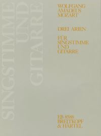 Book Cover for 3 Arias by Wolfgang Amadeus Mozart