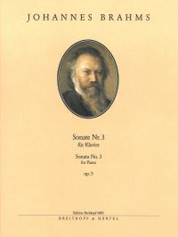 Book Cover for Sonata No. 3 in F Minor Op. 5 by Johannes Brahms