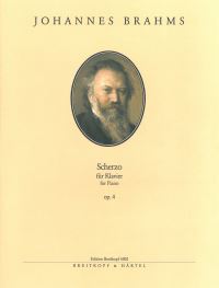 Book Cover for Scherzo in Eb Minor Op. 4 by Johannes Brahms
