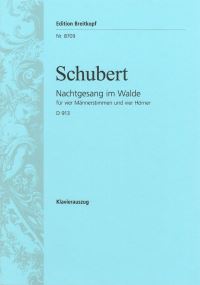Book Cover for Nachtgesang Im Walde D 913 [Op. Post. 139] by Franz Schubert