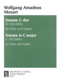 Book Cover for Sonata in C Major K. 330 by Wolfgang Amadeus Mozart