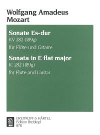 Book Cover for Sonata in Eb Major K. 282 by Wolfgang Amadeus Mozart