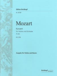 Book Cover for Violin Concerto [No. 5] in A Major K. 219 by Wolfgang Amadeus Mozart