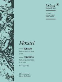 Book Cover for Horn Concerto [No. 1] K. 412 (386B) by Wolfgang Amadeus Mozart