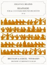 Book Cover for Rhapsody Op. 53 by Johannes Brahms