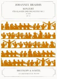Book Cover for Piano Concerto No. 2 in Bb Major Op. 83 by Johannes Brahms