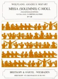 Book Cover for Missa Solemnis in C K. 139 (47A) by Wolfgang Amadeus Mozart