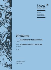 Book Cover for Academic Festival Overture in C Minor Op. 80 by Johannes Brahms