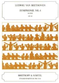Book Cover for Symphony No. 4 in Bb Major Op. 60 by Ludwig van Beethoven