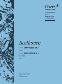Book Cover for Symphony No. 1 in C Major Op. 21 by Ludwig van Beethoven