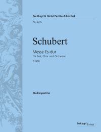 Book Cover for Mass in E Flat Major D 950 by Franz Schubert