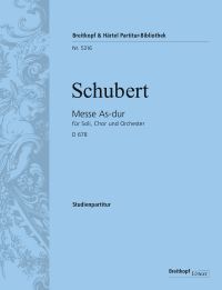 Book Cover for Mass in Ab Major D 678 by Franz Schubert