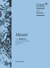 Book Cover for Missa in C K. 257 by Wolfgang Amadeus Mozart