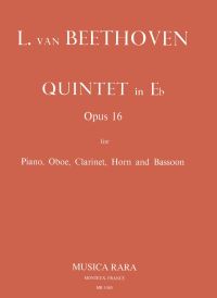 Book Cover for Quintet for Piano in Eb Major Op. 16 by Ludwig van Beethoven