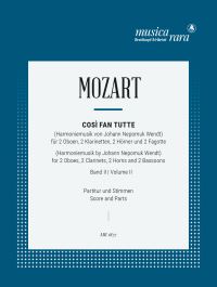 Book Cover for Così Fan Tutte K. 588 by Wolfgang Amadeus Mozart