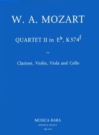 Book Cover for Quartet No. 2 in Es Based on the Violin Sonata K. 374F by Wolfgang Amadeus Mozart