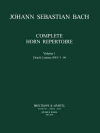 Book Cover for Complete Horn Repertoire by Johann Sebastian Bach