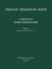 Book Cover for Complete Horn Repertoire by Johann Sebastian Bach