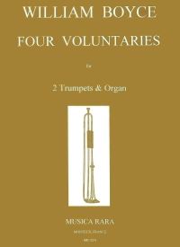 Book Cover for 4 Voluntaries by William Boyce