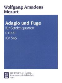 Book Cover for Adagio and Fugue in C Minor K. 546 by Wolfgang Amadeus Mozart