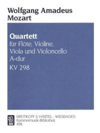 Book Cover for Quartet in A Major K. 298 by Wolfgang Amadeus Mozart