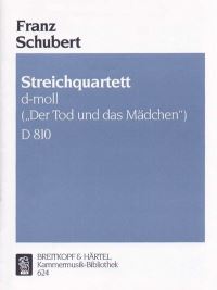 Book Cover for String Quartet in D Minor D 810 by Franz Schubert