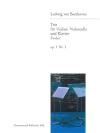 Book Cover for Piano Trio in E Flat Major Op. 1/1 by Ludwig van Beethoven