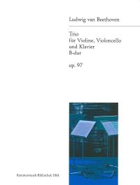 Book Cover for Piano Trio in B Flat Major Op. 97 by Ludwig van Beethoven