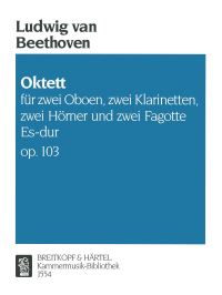 Book Cover for Octet in Eb Major Op. 103 by Ludwig van Beethoven