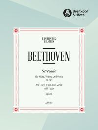 Book Cover for Serenade in D Major Op. 25 by Ludwig van Beethoven