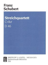 Book Cover for String Quartet in C Major D 46 by Franz Schubert