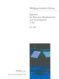 Book Cover for Quintet in A Major K. 581 by Wolfgang Amadeus Mozart
